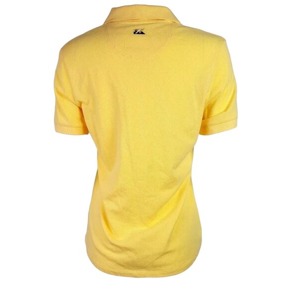 Cutter & Buck Polo Shirt Size S Small Solid All Yellow Collared Short Sleeve - Picture 4 of 6